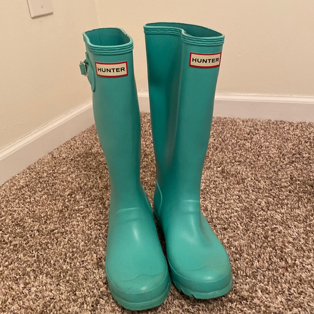 Rare Tiffany Blue Hunter Boots